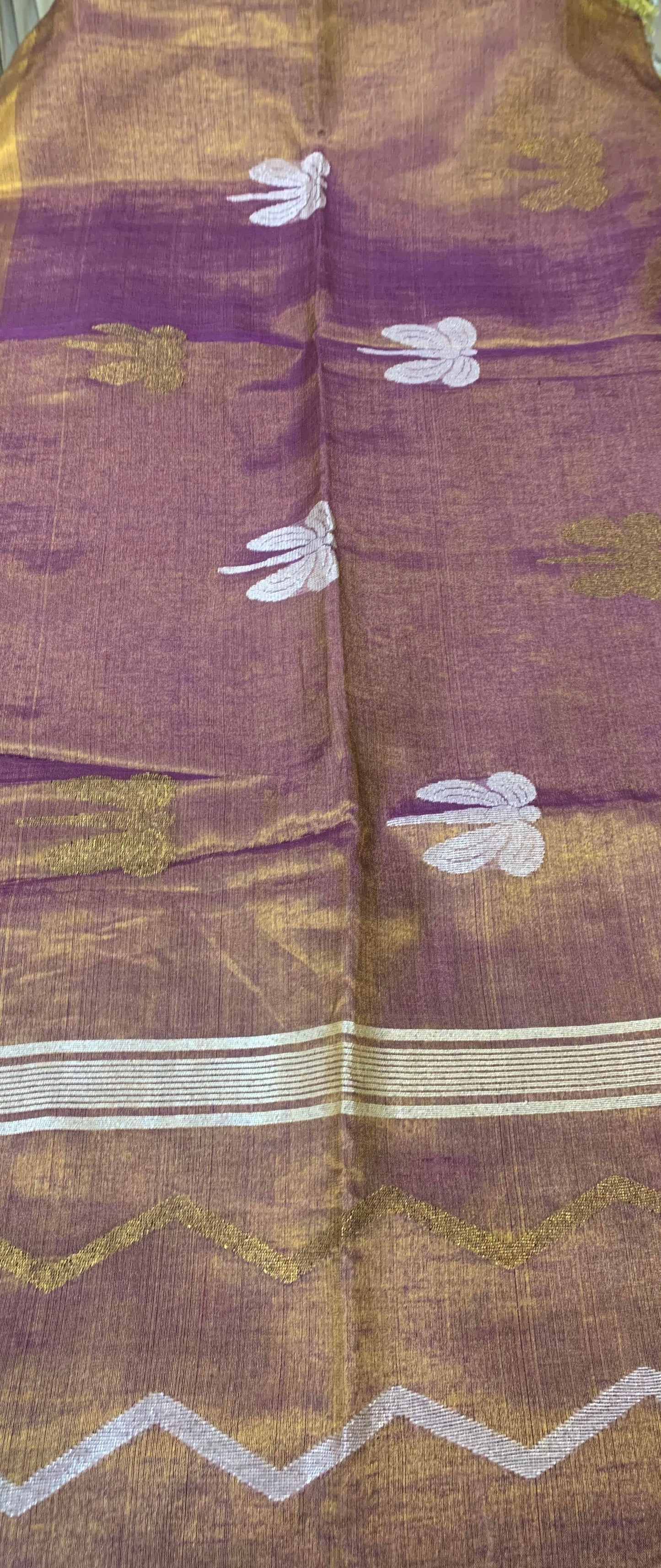 BUTTERFLY TISSUE LINEN-MAUVE