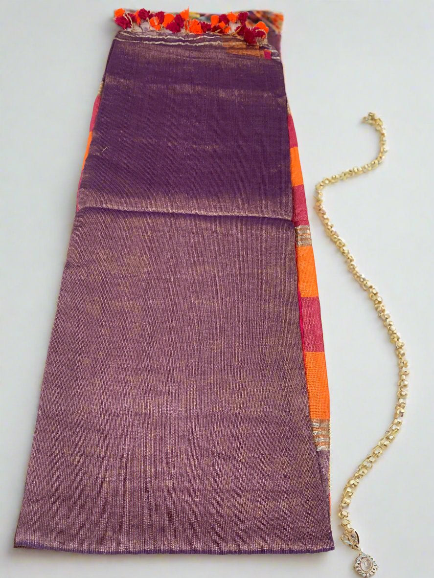 JHILMIL MAUVE SAREE