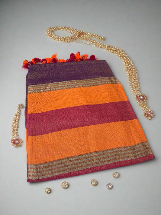 JHILMIL MAUVE SAREE